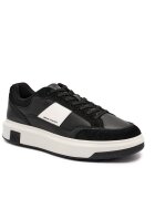 Armani Exchange Sneakers cu adaos de piele
