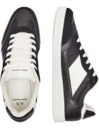 Armani Exchange Sneakers cu adaos de piele