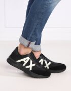 Armani Exchange Sneakers cu adaos de piele