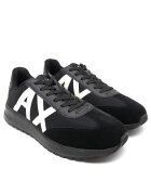 Armani Exchange Sneakers cu adaos de piele