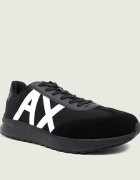 Armani Exchange Sneakers cu adaos de piele
