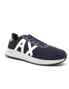 Armani Exchange Sneakers cu adaos de piele