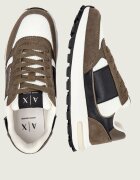 Armani Exchange Sneakers cu adaos de piele