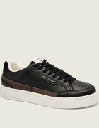 Armani Exchange Sneakers cu adaos de piele