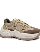 Armani Exchange Sneakers cu adaos de piele