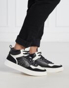 Armani Exchange Sneakers ENGLISH cu adaos de piele