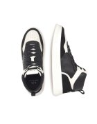 Armani Exchange Sneakers ENGLISH cu adaos de piele