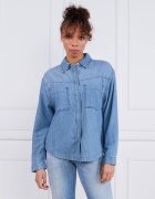 Ba&sh Cămașă | Regular Fit | cu adaos de in