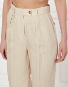 Ba&sh Pantaloni PEANUT | Relaxed fit | cu adaos de in