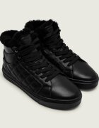 Baldinini Căptușite teniși din piele | shearling