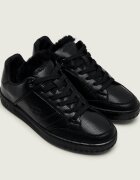 Baldinini De piele căptușite sneakers | shearling cu adaos de lână