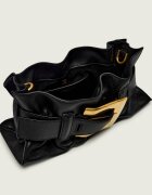 Balmain De piele geantă pe umăr ANTHEM MINI