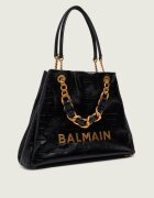 Balmain De piele geantă shopper Endora L