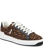 Balmain Sneakers B-COURT cu adaos de piele