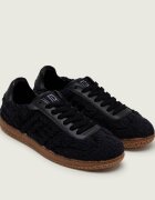 Balmain Sneakers cu adaos de piele