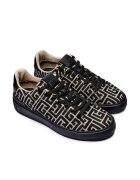 Balmain Sneakers cu adaos de piele