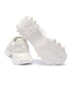 Balmain Sneakers cu adaos de piele