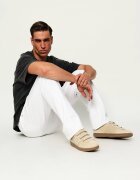 Balmain Teniși din piele Swan | piele întoarsă