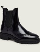 Barbour De piele ghete chelsea Fawne