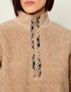 Barbour Din fleece hanorac Fawne | regular fit