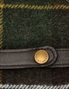 Barbour Mănuși de piele Dee Tartan cu adaos de lână