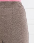 Beatrice B Pantaloni de tricot | flare fit cu adaos de lână și cașmir