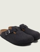 Birkenstock De lână mules (încălțăminte) BOSTON cu adaos de piele | narrow fit