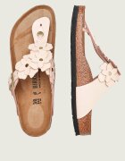 Birkenstock De piele flip flops Gizeh Flowers | narrow fit