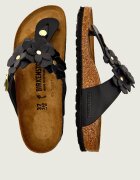 Birkenstock De piele flip flops Gizeh Flowers | narrow fit