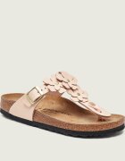 Birkenstock De piele flip flops Gizeh Flowers | narrow fit