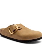 Birkenstock De piele mules (încălțăminte) Boston Big Buckle LEOI | narrow fit