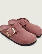 Birkenstock De piele mules (încălțăminte) Boston Big Buckle | narrow fit