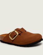 Birkenstock De piele mules (încălțăminte) Boston Big Buckle | narrow fit