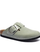 Birkenstock De piele mules (încălțăminte) Boston Big Buckle | narrow fit