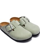Birkenstock De piele mules (încălțăminte) Boston Big Buckle | narrow fit