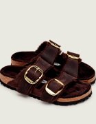 Birkenstock De piele șlapi Arizona Big Buckle | shearling cu adaos de lână