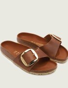 Birkenstock De piele șlapi Madrid Big Buckle LEOI | narrow fit