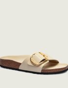Birkenstock De piele șlapi Madrid Big Buckle | narrow fit