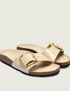 Birkenstock De piele șlapi Madrid Big Buckle | narrow fit