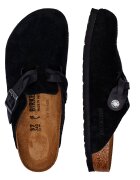 Birkenstock Mules (încălțăminte) Boston Braided | narrow fit | piele întoarsă