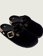 Birkenstock Mules (încălțăminte) Boston | narrow fit cu adaos de piele