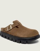 Birkenstock Mules (încălțăminte) Boston Pap Chunky | x Papillio | piele întoarsă | narrow fit