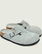 Birkenstock Mules (încălțăminte) Boston | piele întoarsă | narrow fit soft footbed