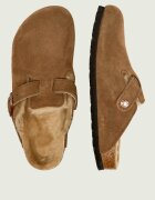 Birkenstock Mules (încălțăminte) Boston | piele întoarsă (zamsz) | cu adaos de lână | narrow fit | shearling