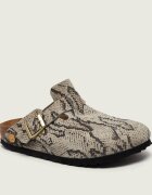 Birkenstock Mules (încălțăminte) Boston Rivet Logo | piele întoarsă | narrow fit