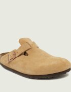 Birkenstock Mules (încălțăminte) Boston VL Latte | narrow fit | piele întoarsă