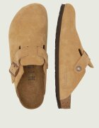 Birkenstock Mules (încălțăminte) Boston VL Latte | narrow fit | piele întoarsă