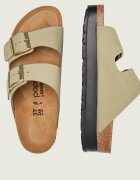Birkenstock Șlapi Arizona Flex Platform | x Papillio | piele întoarsă | narrow fit