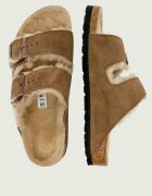 Birkenstock Șlapi Arizona | piele întoarsă (zamsz) | cu adaos de lână | narrow fit | shearling