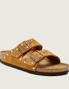 Birkenstock Șlapi Arizona Rivet LEVE | piele întoarsă | narrow fit